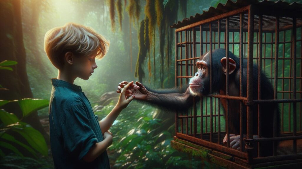 Breaking Free: What a Caged Chimp Taught Me About the Power of Compassion